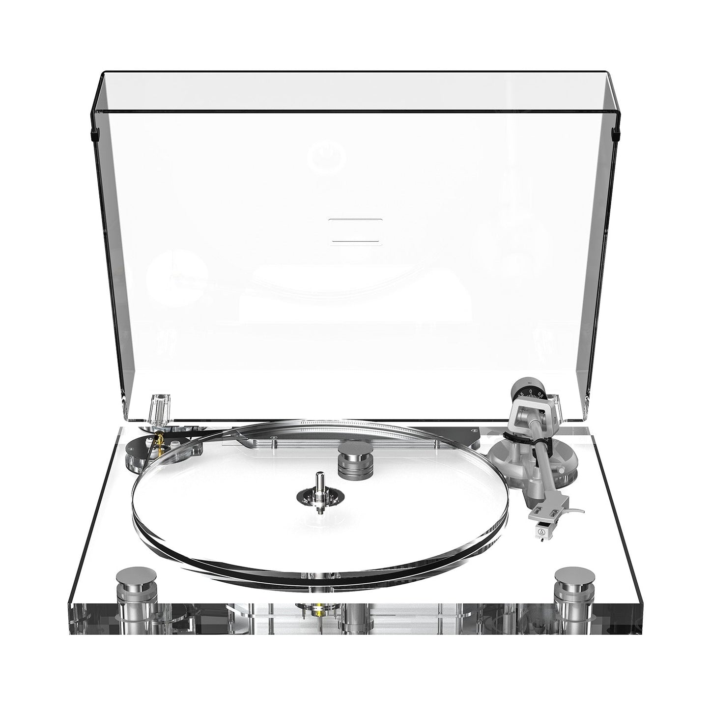 Transparent Vinyl Record Player: Retro Sound Meets Modern Elegance 🎶